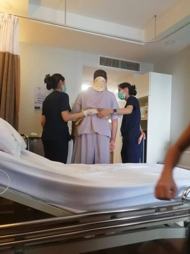 Hospital rehabilitation after spinal surgery